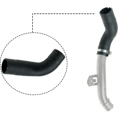 Imagem de GATES 09 0076 Mangueira Para o Turbocompressor Policloropreno (neopreno) FIAT: Panda II Hatchback, 500 Hatchback
