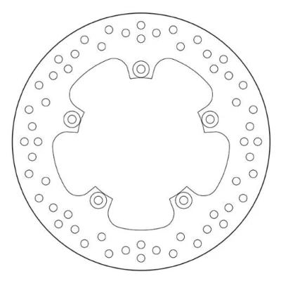 Imagem de BREMBO Disco de travão à frente 267mm 5mm 5 perfurado 68B407C2 Discos