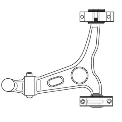 Imagem de VAICO V51 0070 Braço de suspensão Original Quality com articulação suspensão/guia Eixo dianteiro, lado direito transversal