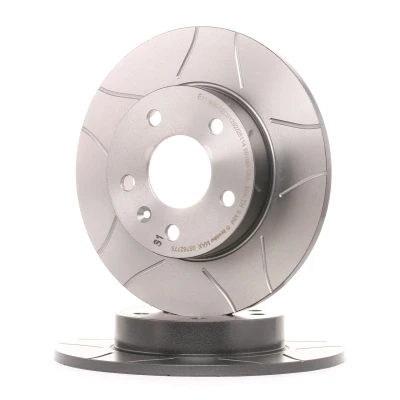 Imagem de BREMBO MAX LINE 08.7627.75 Disco de travão 264 10 5 cheio, fendido revestido com parafusos OPEL: Astra H GTC, Zafira A, Corsa C Hatchback