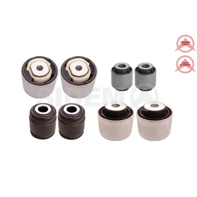 Imagem de SIDEM 827619 KIT Casquilho de Braço Suspensão Eixo dianteiro, em baixo Rolamento borracha e metal transversal JAGUAR: XJ Sedan