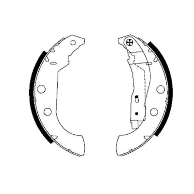 Imagem de TEXTAR 91056600 Maxilas de travão 228,6 42 com alavanca do mão PEUGEOT: 306 Hatchback, Carrinha, CITROËN: Xsara Hatchback