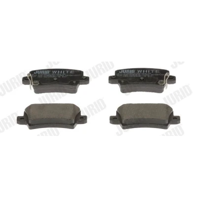 Imagem de Jurid 572580JC Jogo de pastilhas para travão disco White Low Dust Cerâmica com avisador sonoro desgaste HONDA: CIVIC 8 Hatchback,