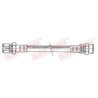 Imagem de QUICK BRAKE 26.001 Mangueira de Travão 375mm M10x1 com rosca interior