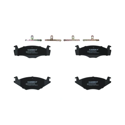 Imagem de KAMOKA JQ101838 Jogo de pastilhas para travão disco Eixo dianteiro excl. contacto aviso desgaste com acessórios VOLKSWAGEN: GOLF 4, 3