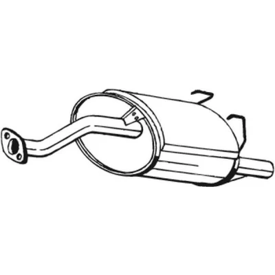 Imagem de BOSAL 163 203 Panela de escape traseira HONDA: CIVIC 6 Hatchback