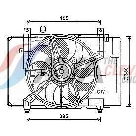 Imagem de Ventilador AVA COOLING DN7532