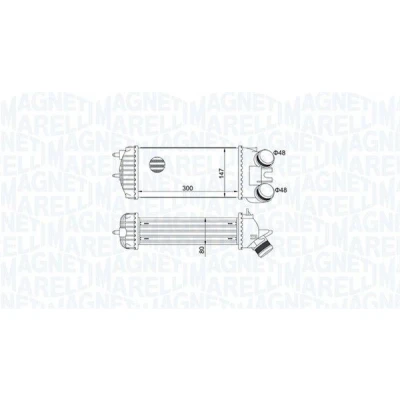 Imagem de MAGNETI MARELLI 351319205110 Intercooler
