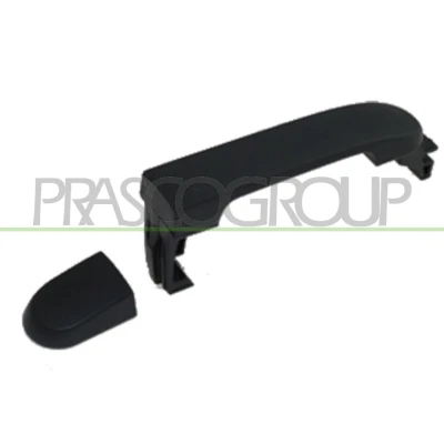 Imagem de PRASCO DS0118202 Puxadores de Porta exterior, traseira esquerda, à frente, lado esquerdo preto NISSAN: MICRA 3