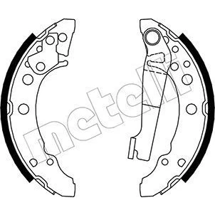 Imagem de METELLI 53 0465 Maxilas de Travão 180,0mm 31mm VOLKSWAGEN: GOLF 2, Polo III Hatchback, II Coupe, SEAT: Ibiza 2