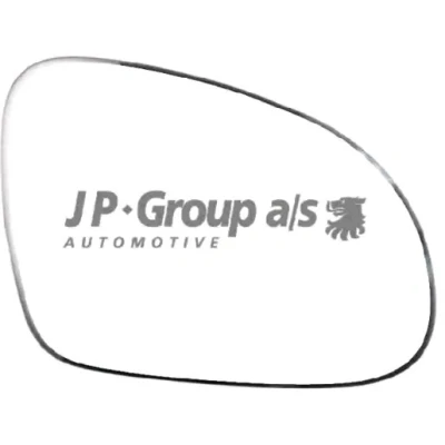 Imagem de JP GROUP 1189304580 Vidro Espelho à direita VOLKSWAGEN: Passat B6 Variant, Golf 5, B5 GP SEAT: Alhambra I, SKODA: Superb I Sedan