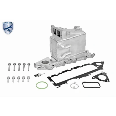 Imagem de VEMO V10 60 0077 Intercooler com sensor, sem válvula de recirculação dos gases escape juntas VOLKSWAGEN: Golf 7