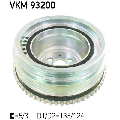 Imagem de SKF VKM 93200 Polia da Cambota 135 / 124 8 FIAT: Doblo I Cargo, II Van Carrinha, Carrinha