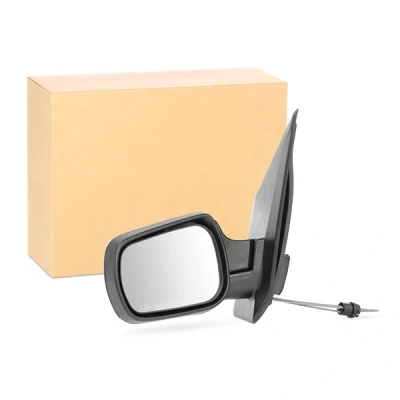 Imagem de Espelho retrovisor Van Wezel 1805803 esquerda completo, convexo, ajustável pelo interior, ajuste: por cabo de aço FORD: FIESTA 5