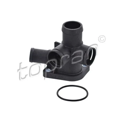 Imagem de TOPRAN 107 948 Flange Plástico de cabeça cilíndrica, do lado frontal, da caixa velocidades com retentor VOLKSWAGEN: GOLF 3