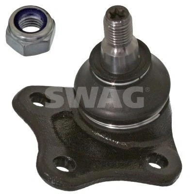 Imagem de SWAG 32 78 0020 Rótula de suspensão Eixo dianteiro, lado esquerdo, em baixo com porca autoblocante 15 para braço transversal VOLKSWAGEN: Golf 4