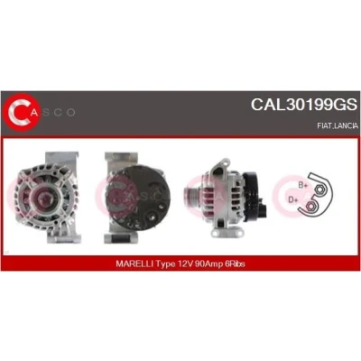 Imagem de CASCO CAL15035GS Alternador 12V 150A FORD: Galaxy Mk2 MPV, FOCUS 3 Turnier, VOLVO: S60 II