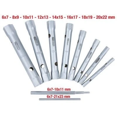 Imagem de KS TOOLS 518.0900 Conjunto de soquete aço cromo vanádio sem roquete