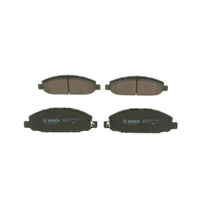 Imagem de BOSCH 0 986 494 901 Jogo de pastilhas para travão disco Baixo teor metálico com contacto avisador desgaste integrado