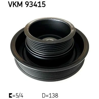 Imagem de SKF VKM 93415 Polia da Cambota 131.10 / 79.5mm 5, 6 FORD: Focus Mk1 Carrinha, C Max, FIESTA 5