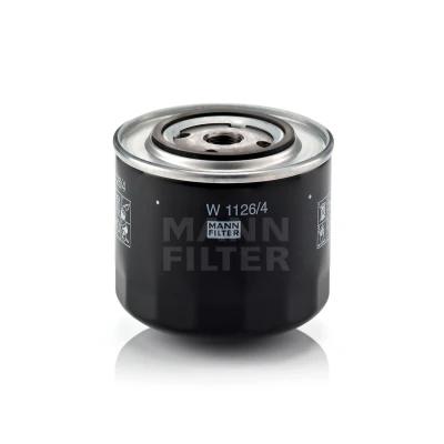 Imagem de MANN FILTER W 1126 Filtro de óleo 3/4 16 UNF com uma válvula retenção aparafusado