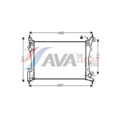 Imagem de PRASCO FTA2318 Radiador, arrefecimento do motor Alumínio 540 378 23 Aletas de refrigeração unidas mecanicamente FIAT: Grande Punto Hatchback