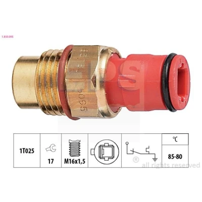 Imagem de EPS 1.850.095 Interruptor de temperatura, ventilador do radiador M16x1,5 Made in Italy OE Equivalent