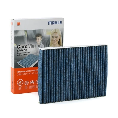 Imagem de MAHLE ORIGINAL LAO 63 Filtro, ar do habitáculo Filtro de carvão ativado, Com efeito antialérgico, antibacteriano 283,0 207 30,0 CST4624