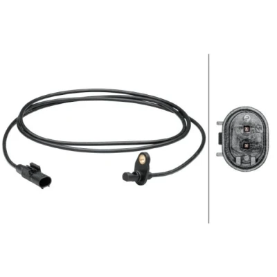 Imagem de HELLA 6PU 012 679 591 Sensor de ABS Eixo traseiro activo 2pólos MERCEDES BENZ: Sprinter 5 T Camião plataforma/Chassis