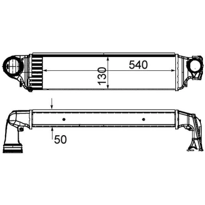 Imagem de MAHLE ORIGINAL CI 425 000S Intercooler BMW: 3 Sedan, Touring