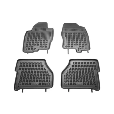 Imagem de REZAW PLAST 201803 Conjunto de tapete chão Borracha à frente e atrás 4 preto medida NISSAN: NP300 Navara Pick up
