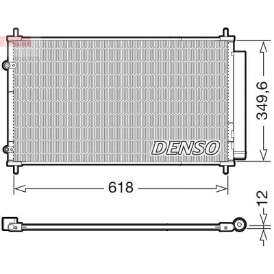 Imagem de DENSO DCN50117 Condensador com secador R 134a
