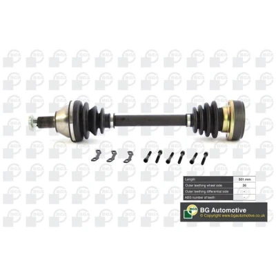 Imagem de BGA DS9627L Veio de transmissão Eixo dianteiro, lado esquerdo 501 SEAT: Ibiza 3, VOLKSWAGEN: Polo IV Hatchback, SKODA: Fabia I Hatchback