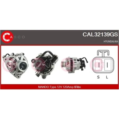 Imagem de CASCO CAL15164AS Alternador 12V 70A VOLVO: 440 K, RENAULT: 19 I Hatchback