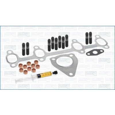 Imagem de ALANKO 10920649 Kit de montagem, turbocompressor com juntas perno roscado, porca, instruções montagem RENAULT: MEGANE 2 Kombi,