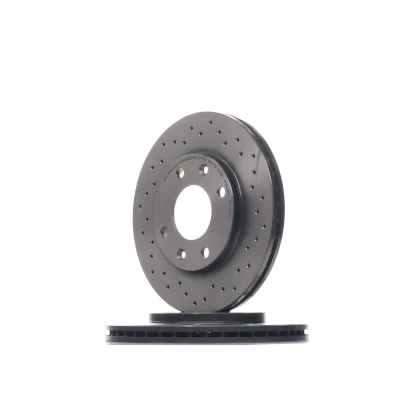 Imagem de BREMBO XTRA LINE 09.5196.1X Disco de travão 247 20,4 4 perfurado/ventilado revestido com parafusos PEUGEOT: 206 Hatchback, 106 II Hatchback