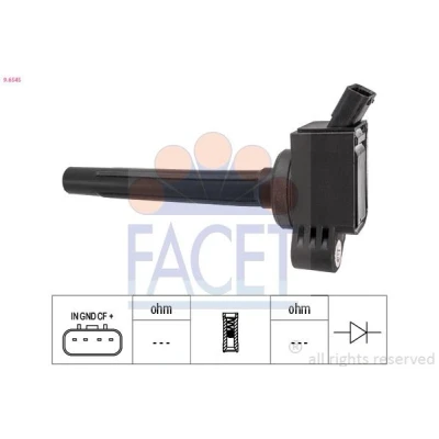Imagem de FACET 9.6545 Bobina de ignição TOYOTA: C HR