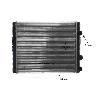 Imagem de MAHLE ORIGINAL CR 42 000S Radiador, arrefecimento do motor para veículos sem ar condicionado 430 377 34 Aletas de refrigeração unidas mecanicamente