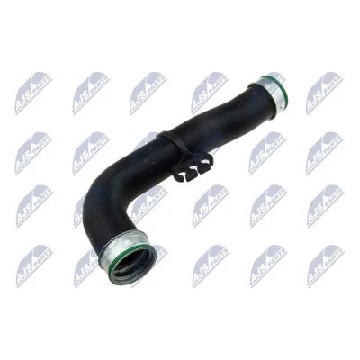 Imagem de NTY GPP AU 050 Mangueira Para o Turbocompressor Borracha com entretela SKODA: Octavia 2 Combi, SEAT: Altea, VOLKSWAGEN: Caddy 3, 3