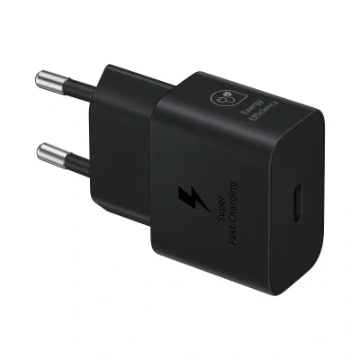 Imagem de Samsung Carregador Rápido USB C 25W + Cabo Preto