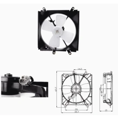 Imagem de Ventilador, arrefecimento do motor NRF 47693