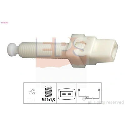 Imagem de EPS 1.810.015 Interruptor de luz stop mecânico M12x1,5 Made in Italy OE Equivalent