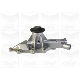Imagem de GRAF PA1059 Bomba de água com junta mecânico Chapa aço para accionamento da correia trapezoidal estriada MERCEDES BENZ: Sprinter 3 T Van