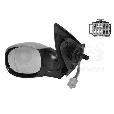 Imagem de Espelho retrovisor Van Wezel 4028818 à direita com subcapa completo, convexo, para regulação eléctrica dos espelhos, aquecível, sensor de