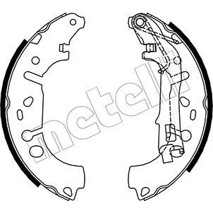 Imagem de METELLI 53 0093 Maxilas de Travão 228,6mm 40mm com mola FIAT: Grande Punto Hatchback, III Idea, OPEL: Corsa D Hatchback