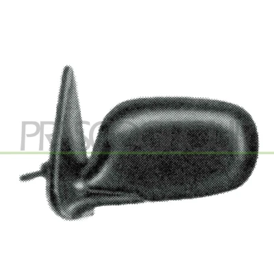 Imagem de Espelho retrovisor Prasco DS0057113 à direita preto manual ajustável pelo interior, ajuste: por cabo de aço, convexo NISSAN: MICRA 2