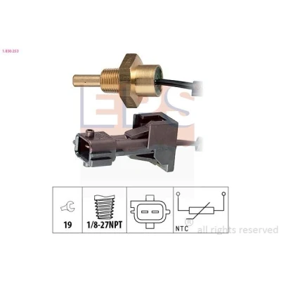Imagem de EPS 1.830.253 Sensor da Temperatura do Líquido de Refrigeração Made in Italy OE Equivalent SAAB: 9000 Sedan