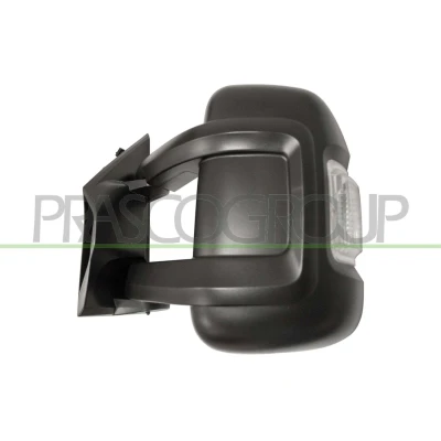 Imagem de Espelho retrovisor Prasco FT9307015 com sensor esquerda preto para regulação manual do espelho, convexo, sem cor FIAT: Ducato III Van