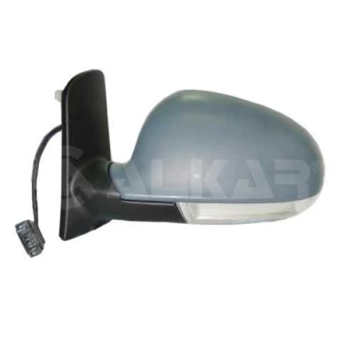 Imagem de Espelho retrovisor Alkar 6129801 esquerda com subcapa elétrico aquecível, dobrável electricamente, não esférico para veículo volante à