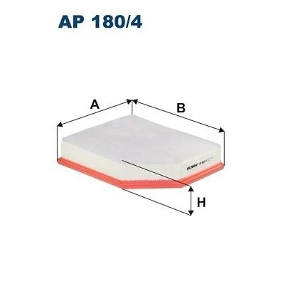 Imagem de FILTRON AP 180/4 Filtro de ar 57,5 285 234, 198 Cartucho filtrante VOLVO: V60 II, V90 II Carrinha, XC60